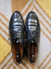 Vintage 60s Keith Highlanders Men's Black Split-Toe Blucher Shoes 10.5 B/AA
