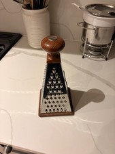 Vintage Wooden Handle Pyramid Cheese/Food Grater - Excellent Condition