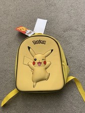 Childrens backpack bag pikachu