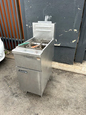 Used Infernus 3 Burner LPG Single Tank Twin Basket Gas Fryer – 23 Litres