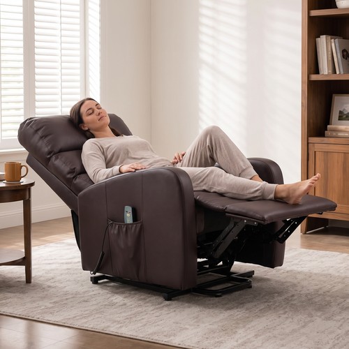 Leather cinema armchair - pu,