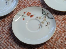 8 Saucers Dishes Plates R.C. Japan Sakura Deco Fine China CB