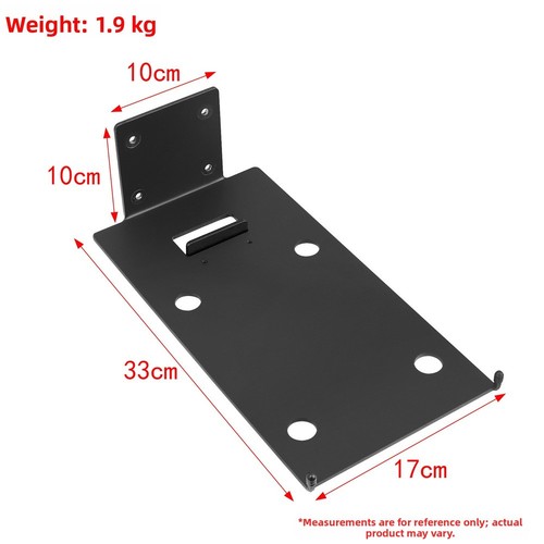Black wall mount bracket - black,