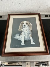 King Charles Spaniel Pollyanna Pickering Sheffield Listed Artist Framed Print