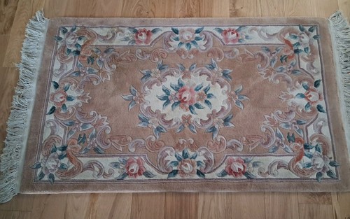 Chinese thick wool rug - wool,