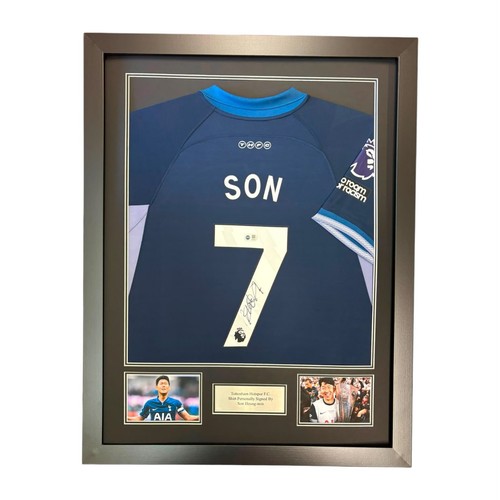 Son heung min signed - signed, shirt