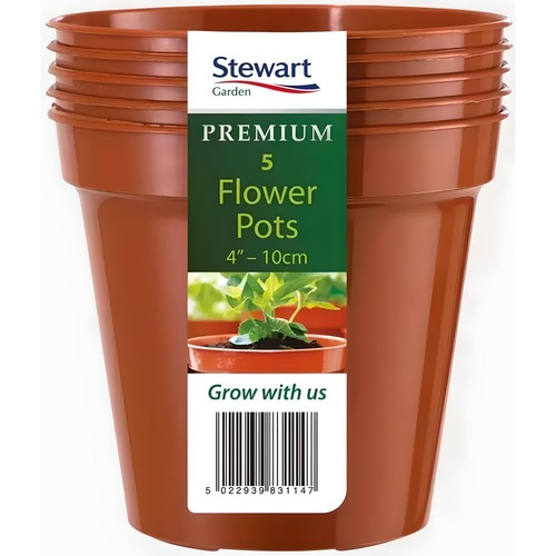 Stewart flower pots inch - pots, 4