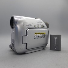 Sony Handycam DCR-HC19E Handheld MiniDV Camcorder Silver Tested