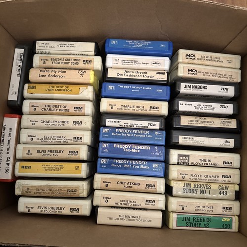 Eight track tape - of,