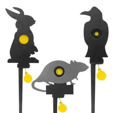 Shooting Targets Practice Animal Rabbit Rodent Bird Air Rifle Gun Self Reset