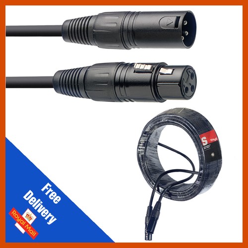 Stagg 15m black dmx - x,
