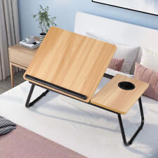 Wooden Adjustable Portable Folding Laptop Desk Computer Table Stand Tray For Bed