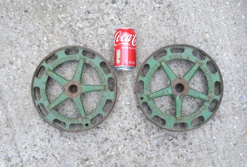 Iron machinery wheels pair - iron,