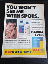 RARE OXY 10 OXYCUTE EM 90S MAGAZINE ADVERT 12X9" 
