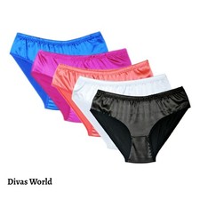 Silky Satin Knickers Womens