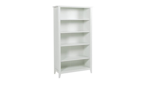 Minato wide bookcase white - wide,