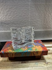 Block crystal Solifleur Vase Ingrid Glass glass vase heavy structure flower vase
