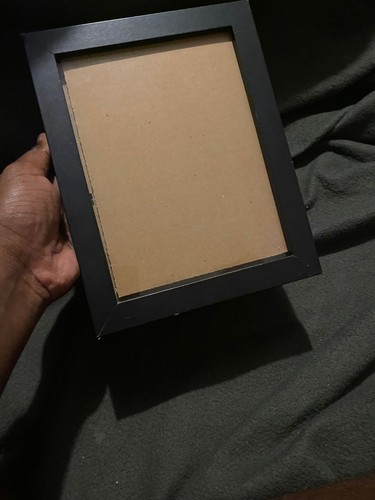 Black wooden photo frame - wooden,
