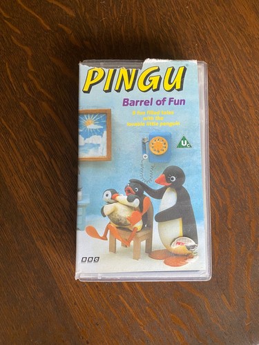 Pingu barrel fun vhs video - fun,
