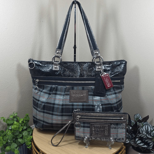Coach poppy tartan - poppy,