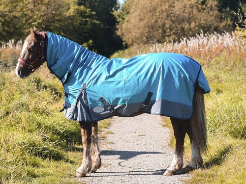 Lightweight turnout aqua - lightweight, aqua/grey