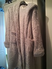 Ladies Cosy Grey Dressing Gown