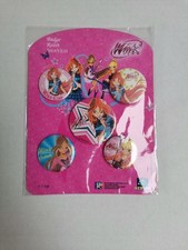 Winx Club Girl Pin Badges Set