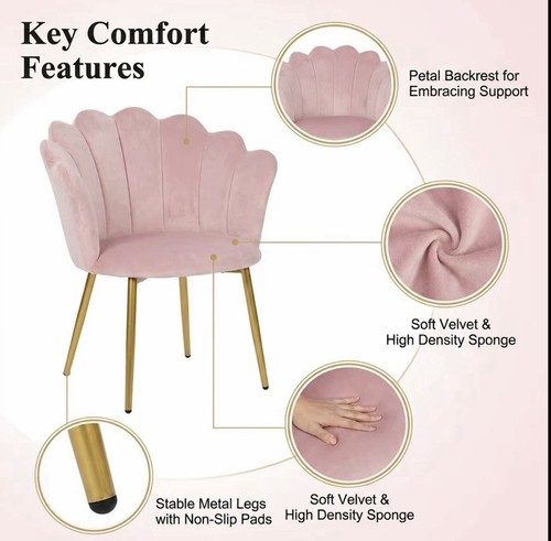 Pink velvet petal - petal, accent