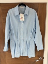 Zara Light Blue Cotton Shirt