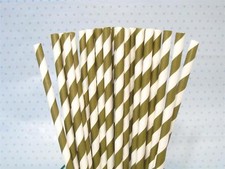 25 Gold Silver Paper Retro