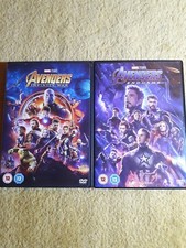 Avengers Infinity War & Avengers Endgame DVD Bundle