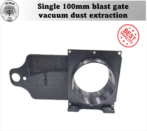 Blast gate 100mm - vacuum, dust