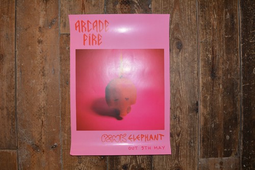 Arcade fire pink elephant - fire, rare