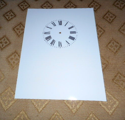 Carriage clock dial - dial, face