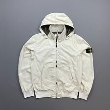 Stone Island White SS15 Membrana 3L TC Concealed Hood Jacket - M