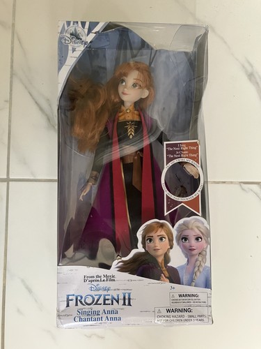 Anna singing doll frozen - singing,