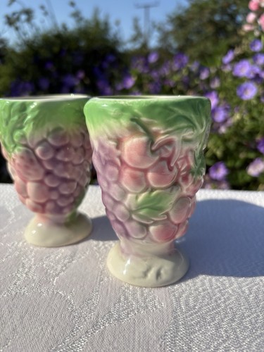 Two vintage french majolica - two,