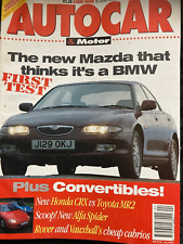 AUTOCAR Magazine - June 1992 -