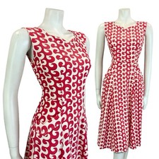 VTG 60S 70S RED WHITE