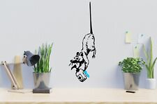 Banksy Metro Sanitiser Rat Graffiti Pandemic Theme Wall Car Sticker Decor UK NEW