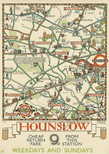 Vintage poster london - vintage,