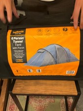 6man tunnel tent coulor blue  new