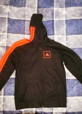 Adidas Sample Hooded Tracksuit Top UK M