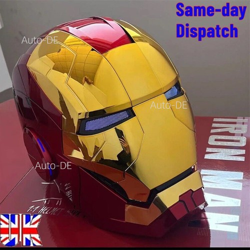Autoking iron man mk5 helmet - iron,