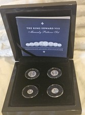 1936 EDWARD VIII 4 COIN SILVER