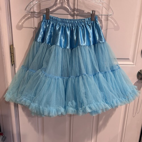 Blue tulle petticoat tutu - blue,