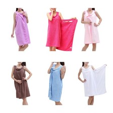 Women Ladies Bath Towel Microfiber Spa Beach Bath Shower Wrap Robe Dress
