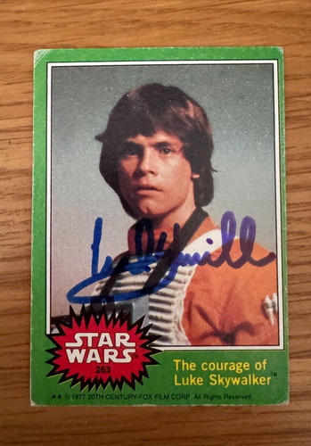 Mark hamill signed star wars - signed,