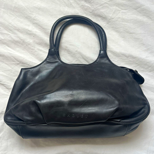Radley black leather top - leather,