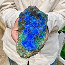 1.2LB Natural Blue Copper Mine/Malachite Crystal Mineral Samples